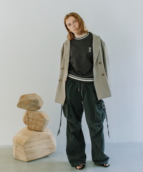 トレーナー スウェット Side Opening Sweat レディース FREAK'S STORE トレーナー スウェット スポーツ ラグランライン