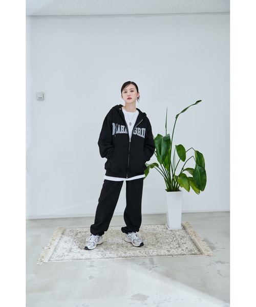 mahagrid パーカー　スウェット mahagrid/マハグリッド』VARSITY LOGO HOODIE/バーシティーロゴ プル