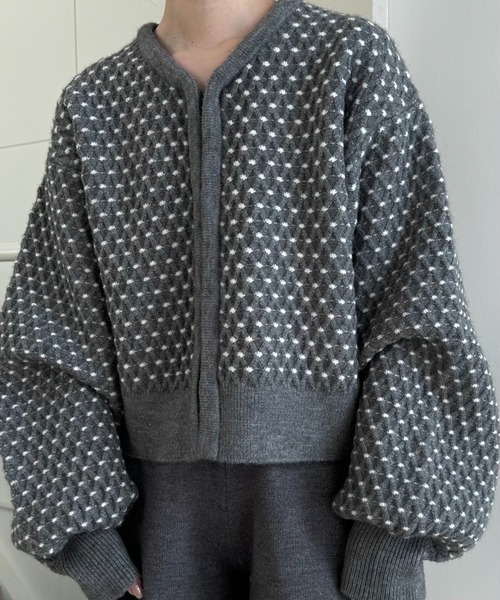 タグ付き新品未使用 lawgy リバーシブルパターンフロントポイントニット reversible pattern front point knit - メルカリ