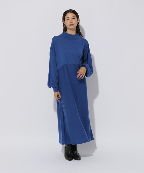 Elura（エルーラ） ワンピース ニットフレアワンピース「低身長サイズ