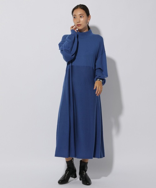 Elura（エルーラ） ワンピース ニットフレアワンピース「低身長サイズ