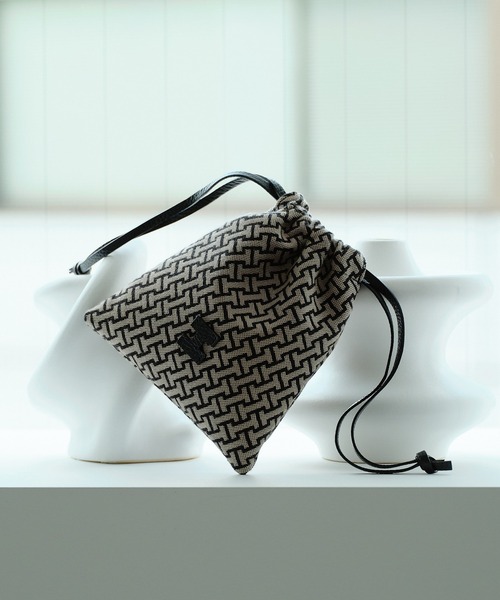 ポーチ モノグランマ ポーチ JACQUARD/CERVO レディースの画像