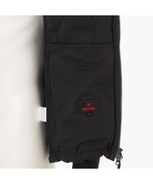 ブリーフィング　MEN’S HYBRID DOWN PARKA 2024 BRIEFING - MENS WARM LOGO LINE PARKA / 3Dロゴ ストレッチ