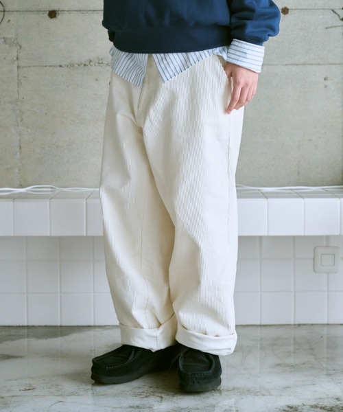 BROKEN BASE（ブロークンベース） パンツ コーデュロイバルーンパンツ