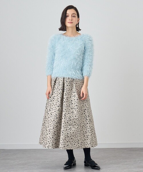 ANAYI ニット セーター ラメシャギー プルオーバー レディース