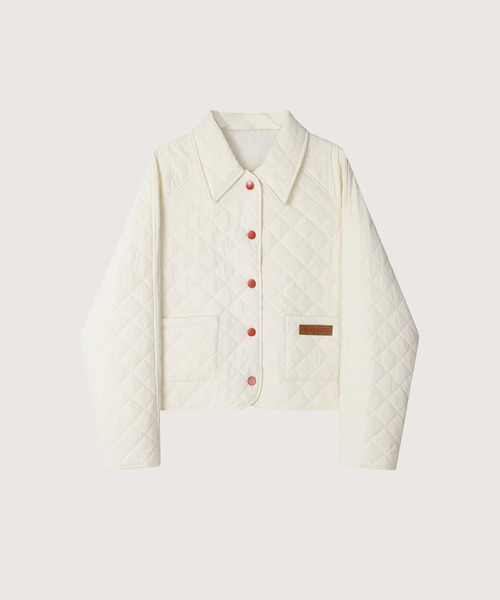 LAPOMME PETIT ホワイト キルティングジャケット 【公式通販】