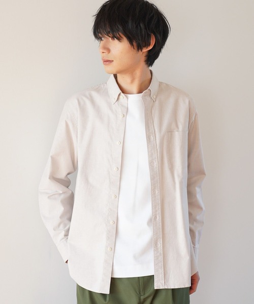 GLOBAL WORK（グローバルワーク） シャツ イージーケアオックス/ボタン