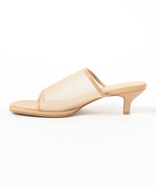 B：MING by BEAMS サンダル シアー ミュール（22.5〜24.5cm