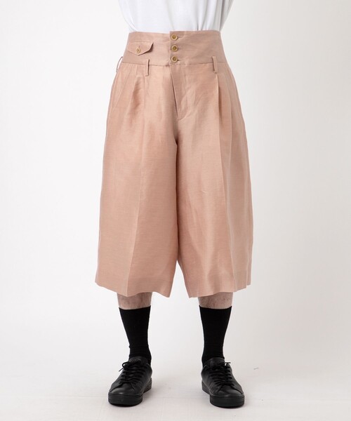 【定価69,300円】ターク・TAAKK ハイウエストデザイントパンツ　サイズ2 TAG（PORTER） パンツ 「TAAKK/ターク」HIGH WAIST DESIGN SHORTS