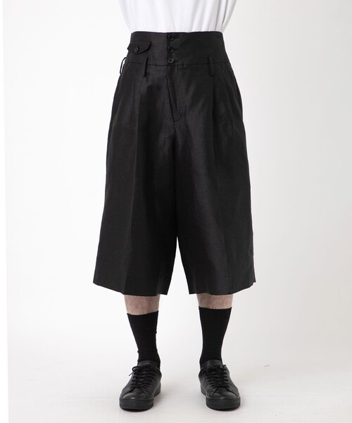 【定価69,300円】ターク・TAAKK ハイウエストデザイントパンツ　サイズ2 TAG（PORTER） パンツ 「TAAKK/ターク」HIGH WAIST DESIGN SHORTS