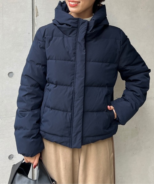 「Chez toi」 ダウンジャケット FREE ライトベージュ レディース_画像8