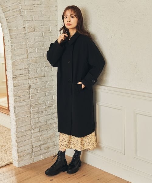 「mysty woman」 チェスターコート MEDIUM ブラウン レディース_画像9