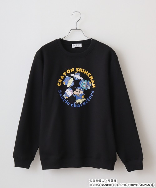 sanrio トレーナー スウェット クレヨンしんちゃん×サンリオ