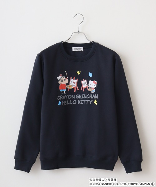 sanrio トレーナー スウェット クレヨンしんちゃん×サンリオ