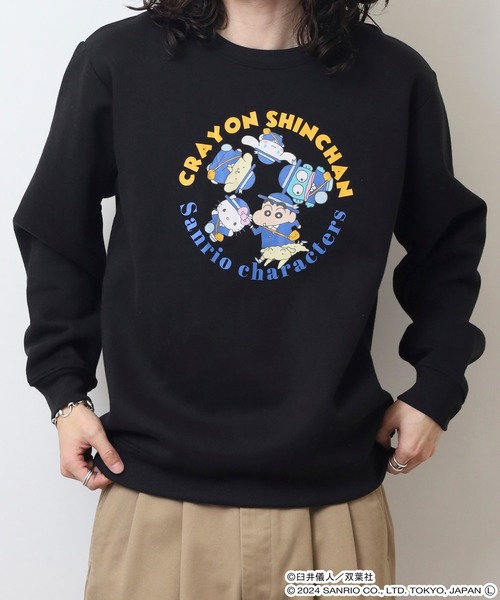 Mr. トレーナー sanrio トレーナー スウェット クレヨンしんちゃん×サンリオ