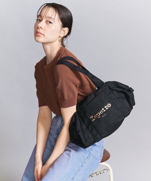 repetto ボストンバッグ 「repetto」ロゴ レディース : ZOZOTOWN
