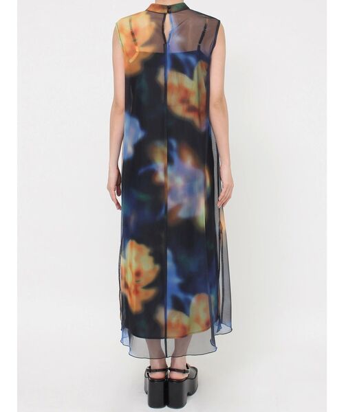 MURUA ワンピース シェイドフラワーレイヤードワンピース : ZOZOTOWN  