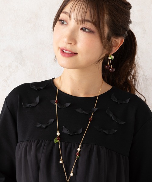 Rose Tiara ペプラムカットソー 半袖 50 Rose Tiara（ローズティアラ） tシャツ チュール切替ペプラム