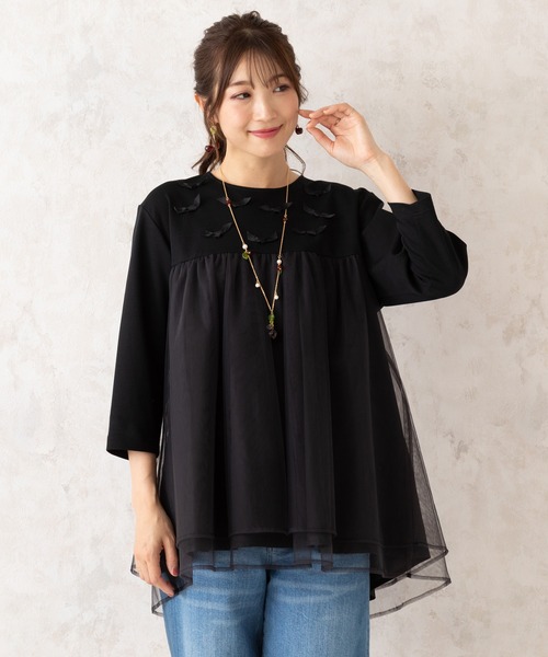Rose Tiara（ローズティアラ） tシャツ チュール切替ペプラム