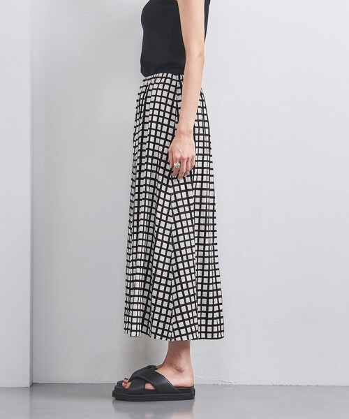 UNITED ARROWS リネン100% Aライン マキシスカート UNITED ARROWS スカート リネン フレア マキシスカート