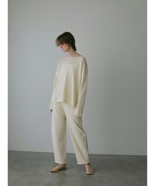 ニット セーター ペーパー混ニットプルオーバー レディース HER. ニット セーター ペーパー混ニットプルオーバー レディース
