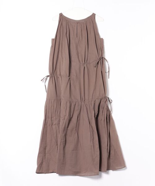 ワンピース organic cotton asymmetry tiered dressの画像