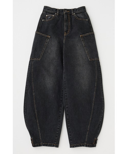 パンツ moussy NARROWED HEM COCOON STRAIGHT Narrowed Hem Cocoon Straight – MOUSSY