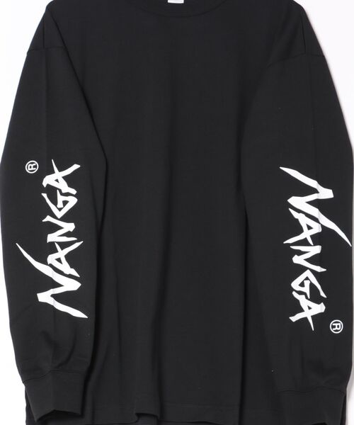 NANGA tシャツ ECO HYBRID SLV LOGO L/S TEE メンズ レディース