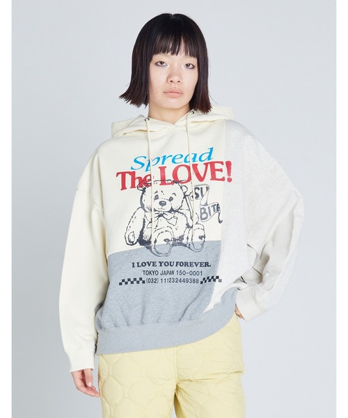 パーカー 「Little Sunny Bite」love bear hoodie レディース メンズ
