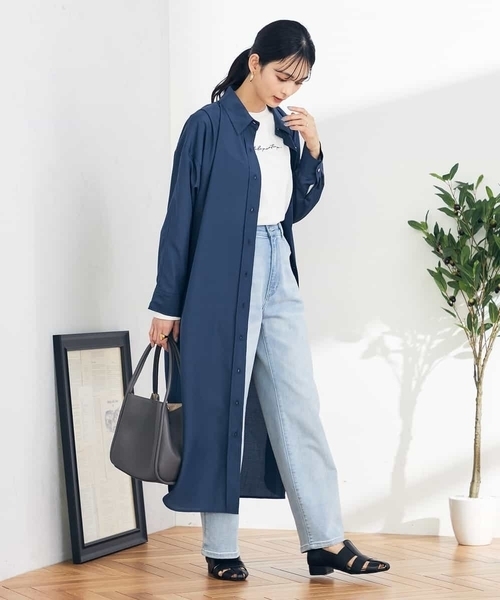 a.v.v（アー・ヴェ・ヴェ） ワンピース 「2WAY」ベルト付きシャツ