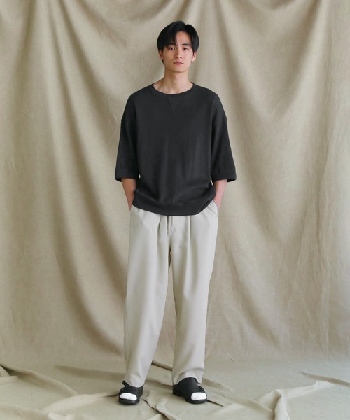 VERON（ヴァロン） tシャツ 日本製「泉州」ハニカムサーマルニット