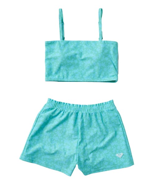 【未使用】試着のみロキシービキニ・ショートパンツ・ラッシュガードセットMサイズ ROXY（ロキシー） 水着 「ROXY/ロキシー」SUNSET WAVES SET UP 水陸
