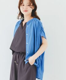 Maglie le cassetto フリルギャザーブラウス Maglie le cassetto｜シアーフリルブラウス | Rakuten Fashion