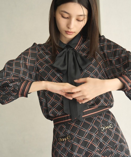 「LILY BROWN」 長袖ブラウス FREE ベージュ レディース LILY BROWN 「LILY BROWN」 長袖シャツ FREE ベージュ