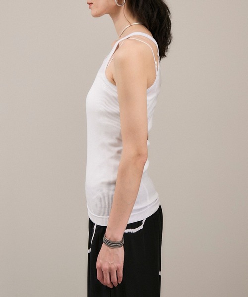 【イギリス】Punkyfisi ジップタンクトップ Punkyfish Double Zipper Tops Red Stylish