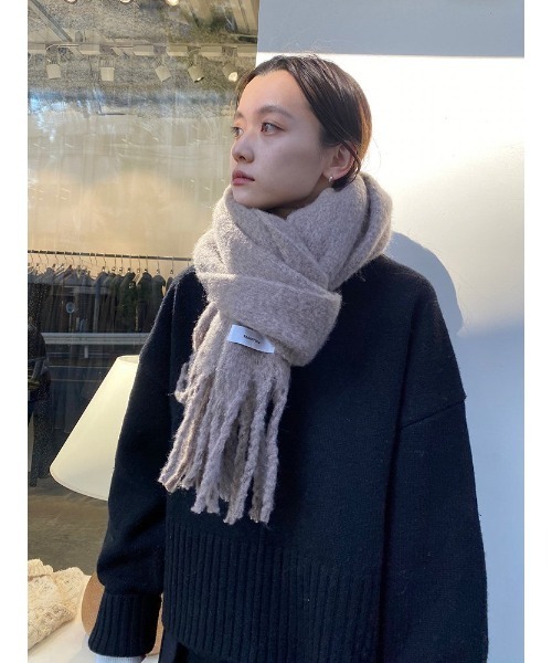 Todayful ストール　マフラー TODAYFUL（トゥデイフル）の「ウールリブストール（マフラー）」 - WEAR