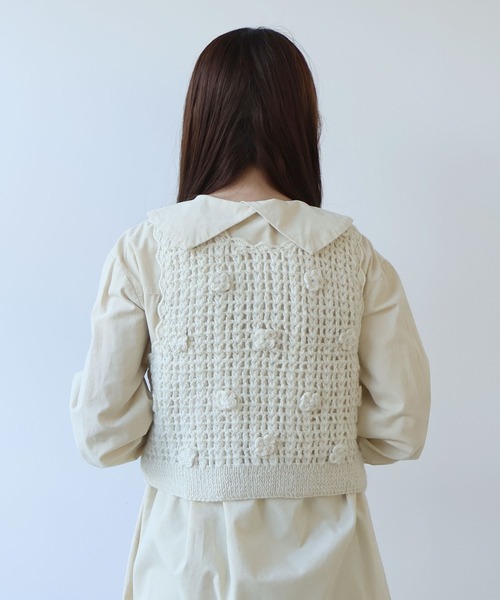 bulle de savon（ビュルデサボン） ベスト ジレ ネパールハンドニット