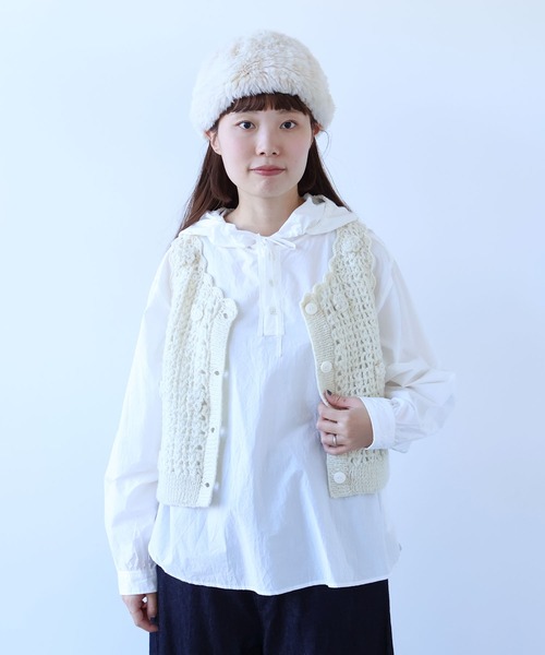 bulle de savon（ビュルデサボン） ベスト ジレ ネパールハンドニット