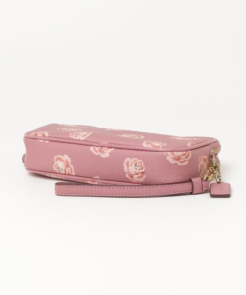 COACH 「COACH」 花柄ポーチ - ピンク レディース : ZOZOTOWN