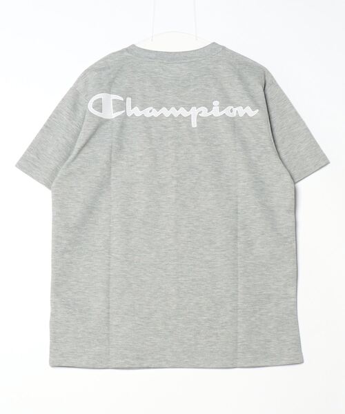 「Champion」 半袖Tシャツ LARGE ブラック メンズ