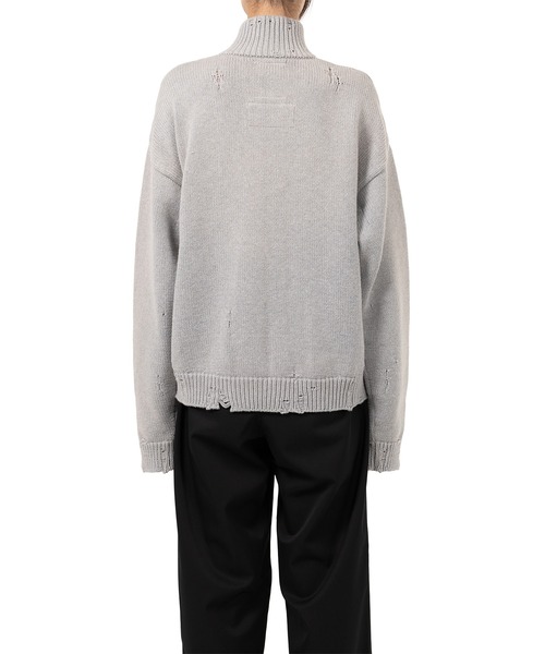 カーディガン Cat Jacquard Knit Cardigan レディースの画像