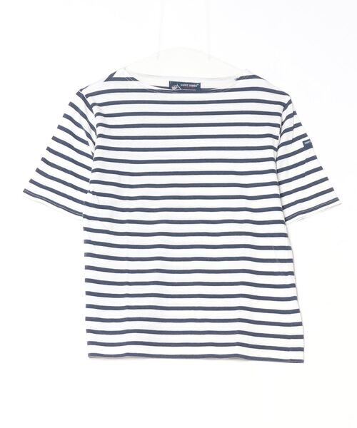 SAINT JAMES 「SAINT JAMES」 ボーダー柄半袖カットソー X-SMALL