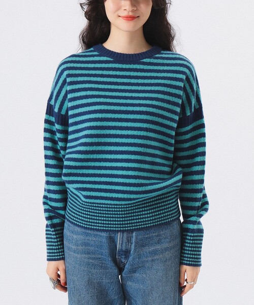 7ゲージ ボーダー クルー ニット BEAMS BOY（ビームス ボーイ） ニット セーター 「1/15再値下げ」7