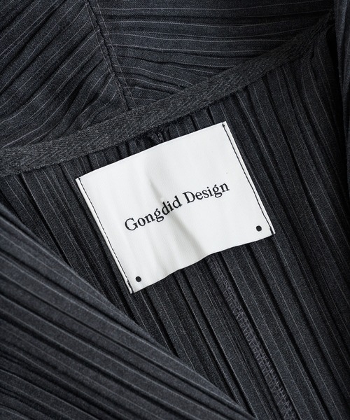 GongdidDesign コットンプリーツテーラードジャケットセット Gongdid Design（ゴンディッドデザイン） ジャケット テーラード