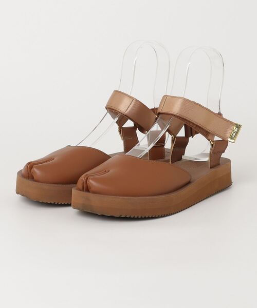 SUICOKE スイコック ストラップ サンダル ブラウン suicoke 「SUICOKE」 フラットサンダル US6 ブラウン レディース