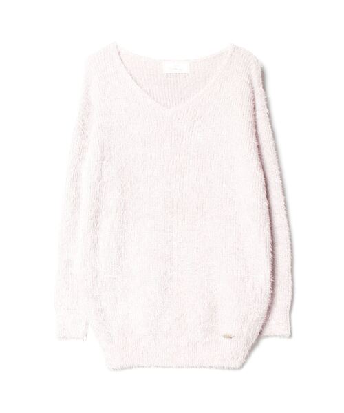 「Darich」 Vネックニット FREE ピンク レディース Rady 「Rady」 Vネックニット FREE ピンク レディース
