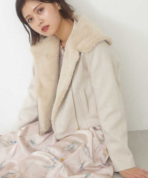 「JILL by JILL STUART」 ライダースジャケット MEDIUM ブラウン系その他 レディース_画像2