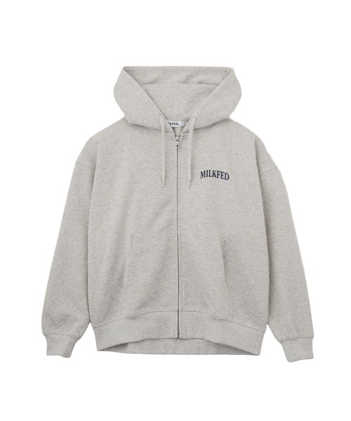 MILKFED. - ミルクフェド　パーカー MILKFED.（ミルクフェド） パーカー HEART EMBROIDERED LOGO ZIP UP