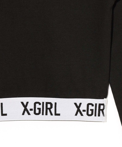 「X-girl」 長袖カットソー M ブラック レディース