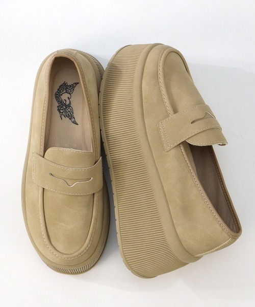 LOVEHUNTER（ラブハンター） ローファー +7.5cm 軽量厚底 スニーカー